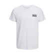 JACK & JONES tričko biele s okrúhlym výstrihom JACK & JONES tričko biele s okrúhlym výstrihom