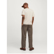 JACK & JONES tričko béžové s okrúhlym výstrihom JACK & JONES tričko béžové s okrúhlym výstrihom