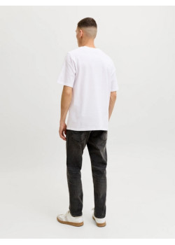 JACK & JONES logo tričko biele