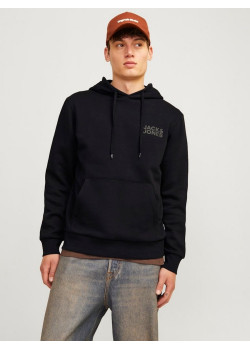Jack & Jones Corp pánska mikina čierna