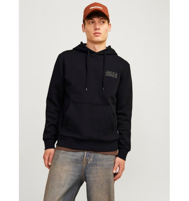 Jack & Jones Corp pánska mikina čierna