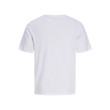 JACK & JONES pánske tričko biele s okrúhlym výstrihom JACK & JONES pánske tričko biele s okrúhlym výstrihom