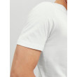 JACK & JONES pánske tričko biele s okrúhlym výstrihom JACK & JONES pánske tričko biele s okrúhlym výstrihom