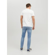 JACK & JONES pánske tričko biele s okrúhlym výstrihom JACK & JONES pánske tričko biele s okrúhlym výstrihom