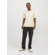 JACK & JONES pánske tričko béžové s okrúhlym výstrihom JACK & JONES pánske tričko béžové s okrúhlym výstrihom