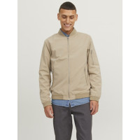 JACK & JONES pánska bunda Bomber béžová vodovzdorná JACK & JONES pánska bunda Bomber béžová vodovzdorná