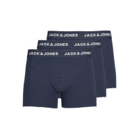 JACK & JONES boxerky modré 3-balenie JACK & JONES boxerky modré 3-balenie