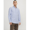 JACK & JONES pánska ležérna Slim Fit košeľa modrá JACK & JONES pánska ležérna Slim Fit košeľa modrá
