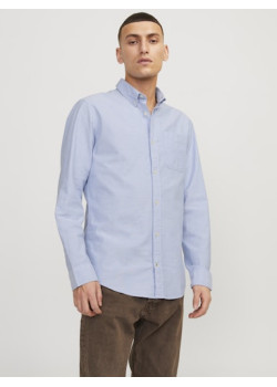 JACK & JONES pánska ležérna Slim Fit košeľa modrá