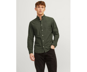 JACK & JONES pánska ležérna Slim Fit košeľa zelená