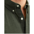 JACK & JONES pánska ležérna Slim Fit košeľa zelená JACK & JONES pánska ležérna Slim Fit košeľa zelená