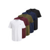 JACK & JONES basic tričko 5-balenie mix JACK & JONES basic tričko 5-balenie mix