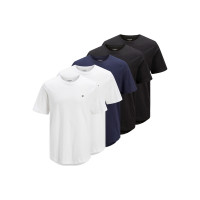 JACK & JONES basic tričká 5-balenie mix JACK & JONES basic tričká 5-balenie mix