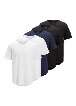 JACK & JONES basic tričká 5-balenie mix