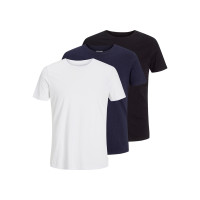 JACK & JONES basic tričko 3-balenie mix JACK & JONES basic tričko 3-balenie mix