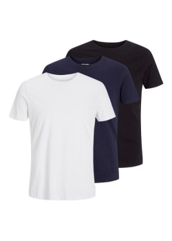 JACK & JONES basic tričko 3-balenie mix