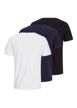 JACK & JONES basic tričko 3-balenie mix