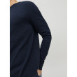 JACK & JONES sveter s okrúhlym výstrihom modrý JACK & JONES sveter s okrúhlym výstrihom modrý