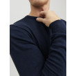 JACK & JONES sveter s okrúhlym výstrihom modrý JACK & JONES sveter s okrúhlym výstrihom modrý
