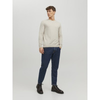 JACK & JONES sveter s okrúhlym výstrihom béžový JACK & JONES sveter s okrúhlym výstrihom béžový