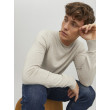 JACK & JONES sveter s okrúhlym výstrihom béžový JACK & JONES sveter s okrúhlym výstrihom béžový