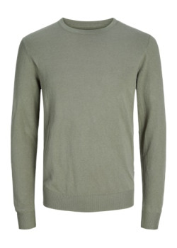 JACK & JONES sveter s okrúhlym výstrihom zelený