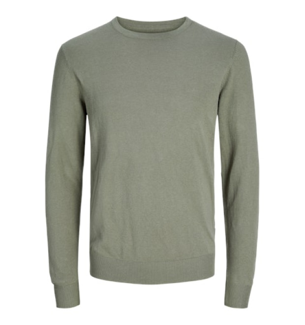 JACK & JONES sveter s okrúhlym výstrihom zelený JACK & JONES sveter s okrúhlym výstrihom zelený