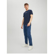 JACK & JONES pánske logo tričko modré