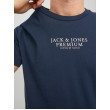 JACK & JONES pánske logo tričko modré
