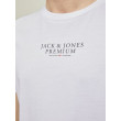 JACK & JONES pánske logo tričko Premium biele JACK & JONES pánske logo tričko Premium biele