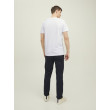 JACK & JONES pánske logo tričko Premium biele JACK & JONES pánske logo tričko Premium biele