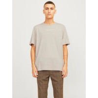 JACK & JONES pánske logo tričko béžové