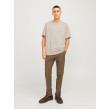 JACK & JONES pánske logo tričko béžové