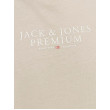 JACK & JONES pánske logo tričko béžové