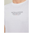 JACK & JONES pánske logo tričko  biele