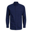 JACK & JONES pánska košeľa Slim Fit tmavomodrá