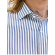JACK & JONES košeľa Slim Fit s pásikmi modrá