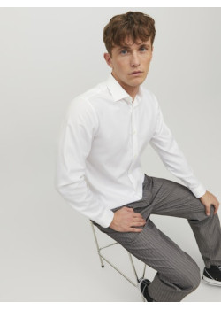 JACK & JONES pánska košeľa Slim Fit biela