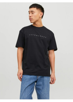 JACK & JONES voľné čierne tričko