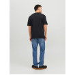 JACK & JONES voľné čierne tričko JACK & JONES voľné čierne tričko