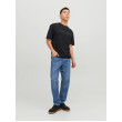 JACK & JONES voľné čierne tričko JACK & JONES voľné čierne tričko