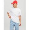 JACK & JONES voľné biele tričko JACK & JONES voľné biele tričko