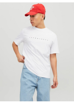 JACK & JONES voľné biele tričko