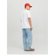 JACK & JONES voľné biele tričko JACK & JONES voľné biele tričko