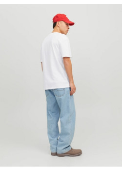 JACK & JONES voľné biele tričko