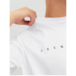 JACK & JONES voľné biele tričko JACK & JONES voľné biele tričko