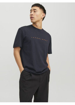 JACK & JONES voľné modré tričko