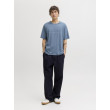 JACK & JONES voľné svetlomodré tričko JACK & JONES voľné svetlomodré tričko
