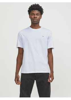 JACK & JONES basic tričko biele s detailom loga