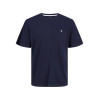 JACK & JONES tričko Regular Fit modré s logom JACK & JONES tričko Regular Fit modré s logom